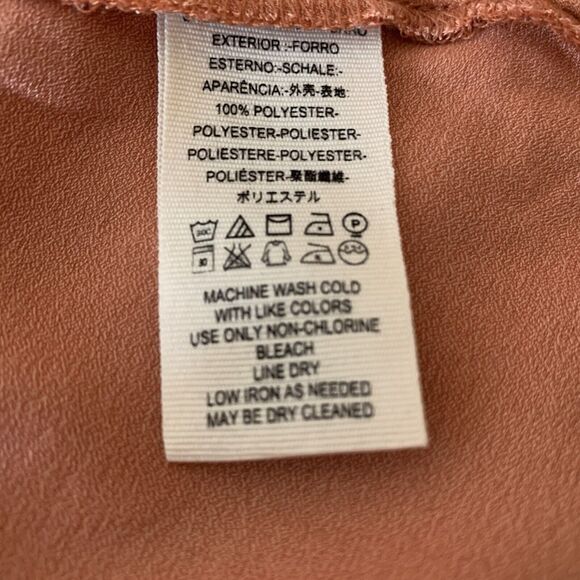 Free People FP Layers In Love Tunic Dark Apricot Sleeveless Blouse Tank Top Sz M - Picture 8 of 8